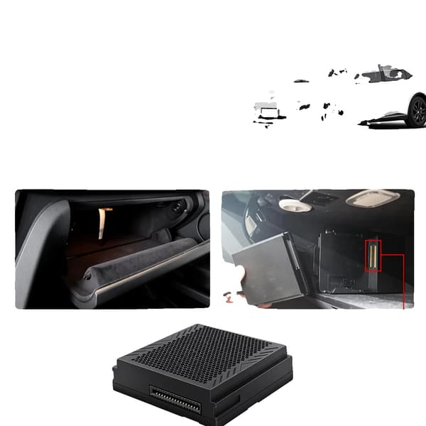 Trådlös CarPlay Android Auto, Stöd för Backkamera, Plug-and-Play Installation,NTG4.5 Becker