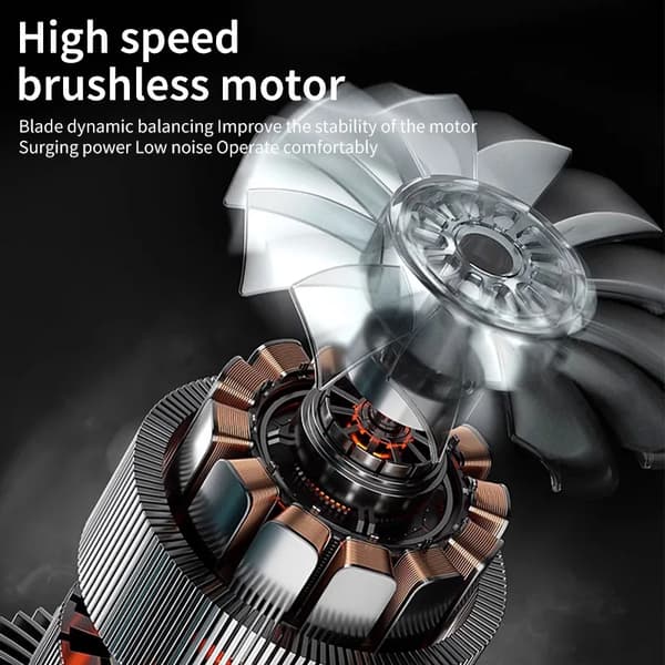 Turbo Blæser, Højhastighedsdrift, Bærbart Design,Ingen batteri