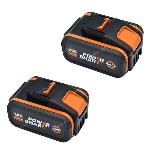 Batteri, 20V, 6000mAh kapacitet,Worx 8AhX2