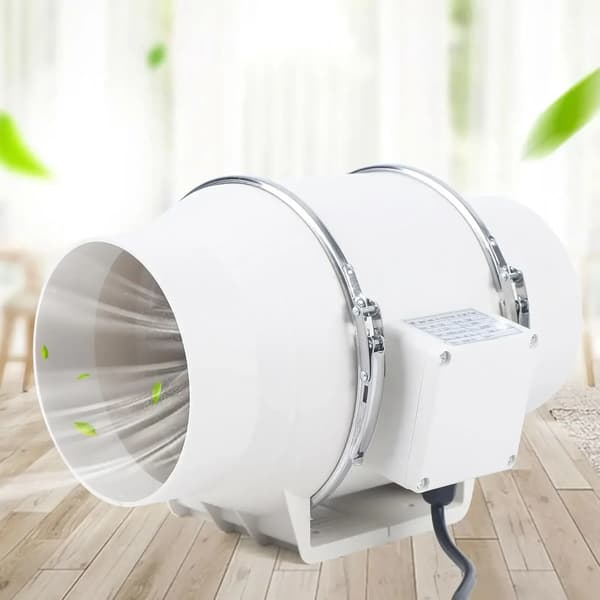 Ventilationsfläkt, Tyst Drift, Hög Luftflödeshastighet,VIT