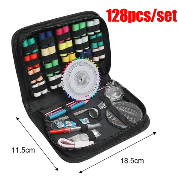 Syset, Bärbar Förvaringsväska, Komplett Verktygsset,128pcs