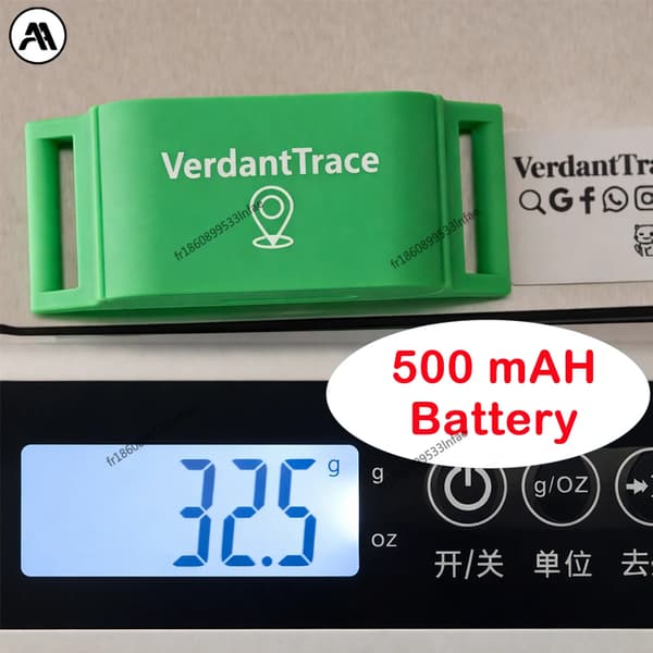 GPS Tracker, Vattentålig Design, Realtidspositionering,Typ A-EU-500mah