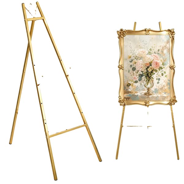 Display Stativ, Justerbar Højde, Kraftig Konstruktion,L