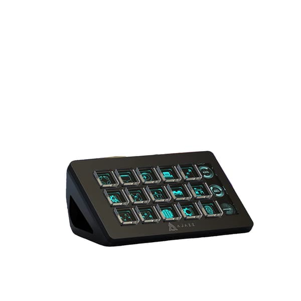 Makro Kontrolpanel, LCD Skærm, Programmerbare Funktioner,sort