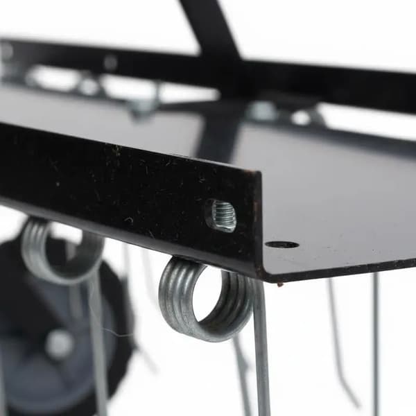 Scarifier, Effektiv Beluftning, Holdbar Stål Konstruktion,sort