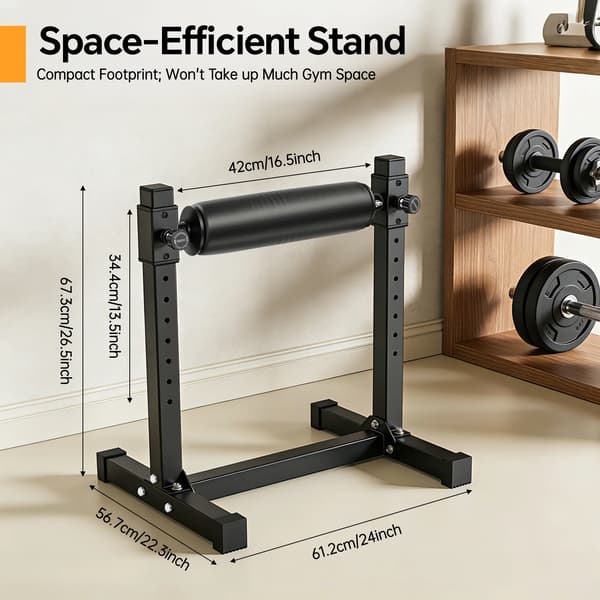 Split Squat Stander, Holdbar Konstruktion, Alsidig Træning,sort