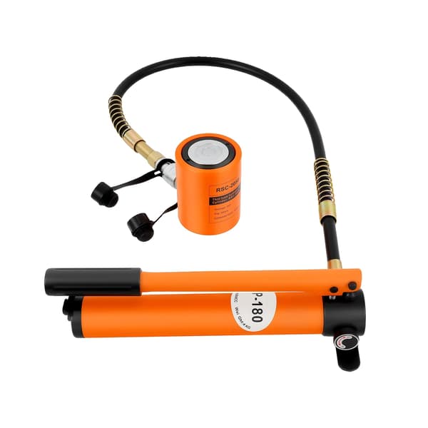Hydraulisk Cylinder Jack, 20T Kapacitet, Ergonomisk Design,Appelsin