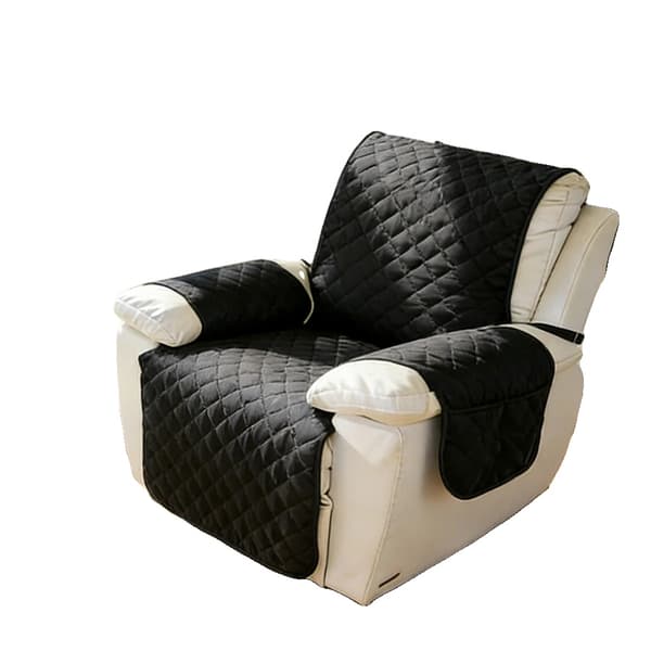 Sofaovertræk, Vandtæt, Anti-Skrid,1stk sort