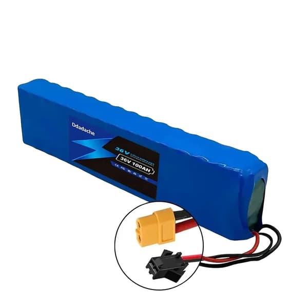 Litiumjonbatteripack, 100Ah kapacitet, 36V spänning,XT60-SM, 36V-d
