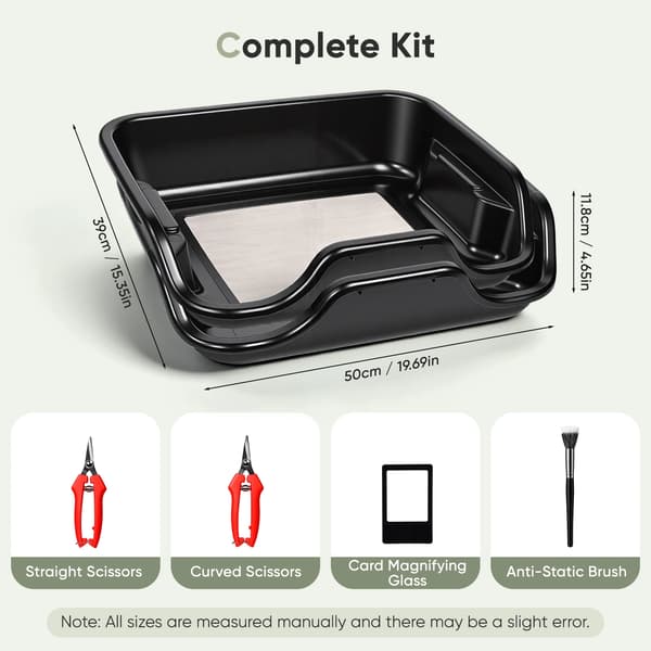 Trim Tray Dæksel, Ergonomisk Design, Integreret Pollen Si,A
