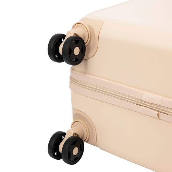 Kabine Kuffert, ABS Materiale, 360° Hjul,Beige