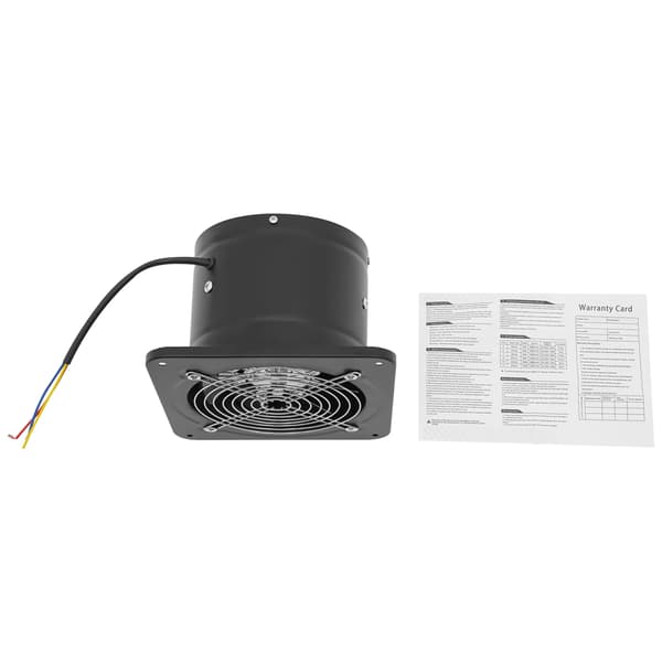 Afbudsventilator, Vægbeslag, Høj Effektivitet,Sort