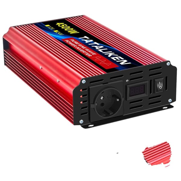 Inverter, Digital Display, Temperaturstyrd Fläkt,4500W-a, 24V, 220V-a
