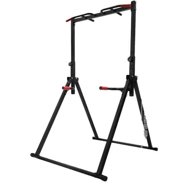 Pull-Up Bar, Justerbar Höjd, Hållbar Stål Konstruktion,svart