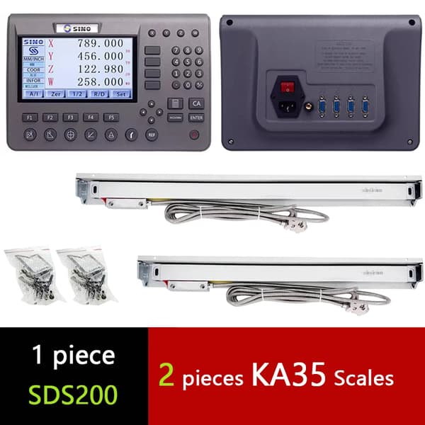 Digital aflæsningsdisplay kit, stort LCD, høj præcision,DRO-2PCS KA35