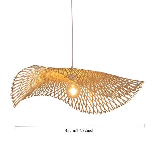 Pendellampe, Håndstrikket Design, E27 Kompatibel,A 45CM, INGEN PÆRE