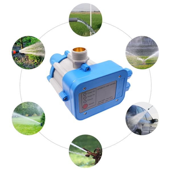 Vattenpumptryckregulator, IP65 Vattentät, Smart Drift, Blå, EU, 220V