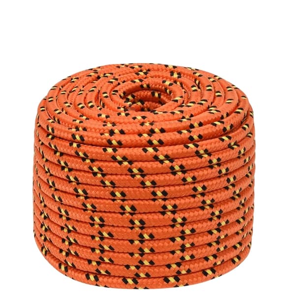 Båtrep, 25 m längd, hög hållfasthetsmaterial,Apelsin