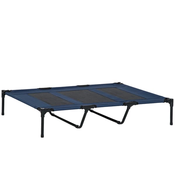 Hundbädd, Upphöjd Design, Andningsbart Tyg,Blå