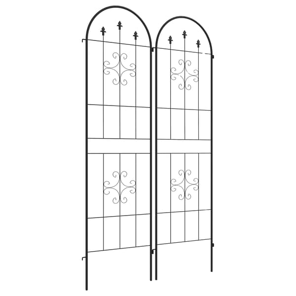 Trädgårdsgaller, Metallram, Hållbar Design, svart