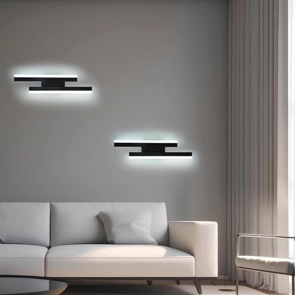 Væglampe, Moderne Design, Energi Effektiv,sort