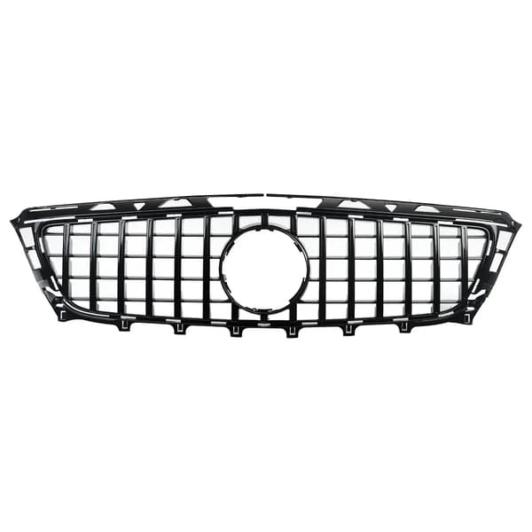 Framgrill, GTR-stil, hållbart ABS-material,Glansigt svart