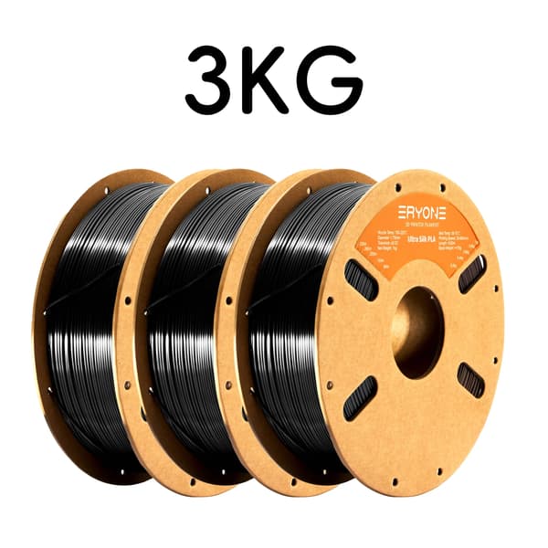 3D-printer filament, PLA-material, miljøvenligt,Sort-3kg