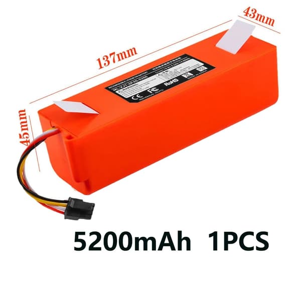Robotstøvsuger Batteri, 14.4V, 6800mAh,5.2A