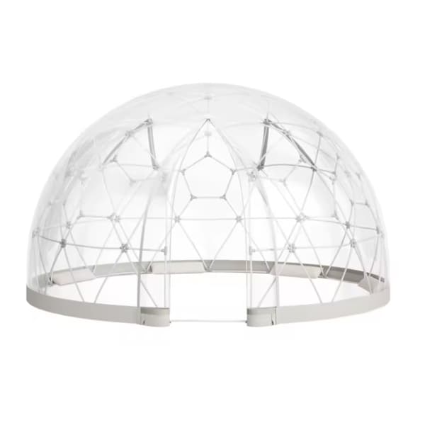 Dome Tält, Väderbeständig, 360° Panoramautsikt,12ft