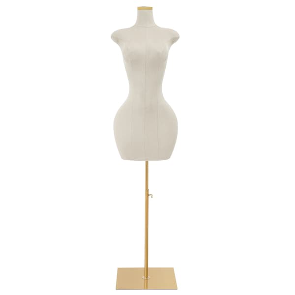 Mannequin, Höjdjusterbar, Hållbar Konstruktion,Vit