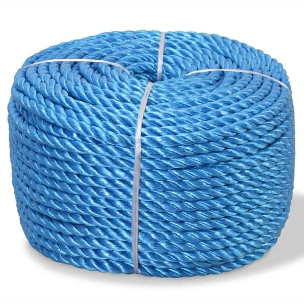 Rep, Polypropylenmaterial, Hög draghållfasthet,Blå