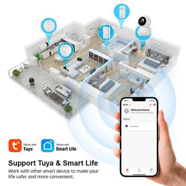IP Kamera, 5MP, WiFi-forbindelse,5mp kamera