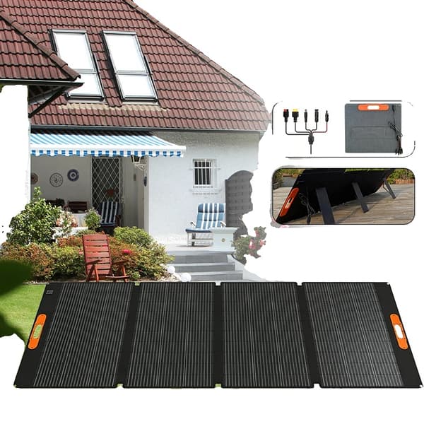 Solpanel, Foldbart Design, Vandtæt,200Watt-5 i 1, 200W