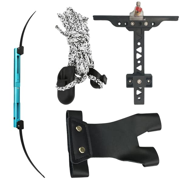 Recurve Båge, Fällbar Design, Lätt Konstruktion,Blå