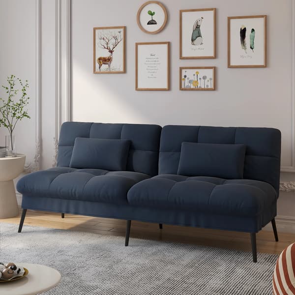 Sofa Seng, Multifunktionelt Design, Minimalistisk Stil,DYP BLÅ