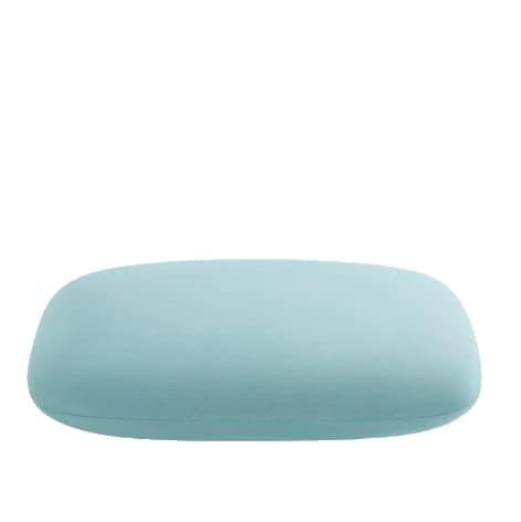 Cervikal Støttepude, Memory Skum Fyld, Ergonomisk Design,HIMMELBLÅ