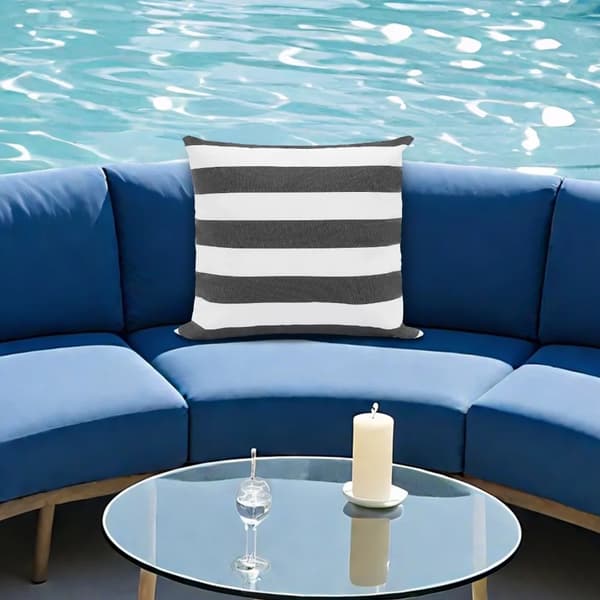 Udendørs puder, vandtæt stof, moderne design,sort