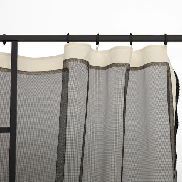Mesh Netting Panel, Højkvalitets polyester, 3m x 3m dimensioner, Egnet til standard pavilloner, Holdbart net til ventilation