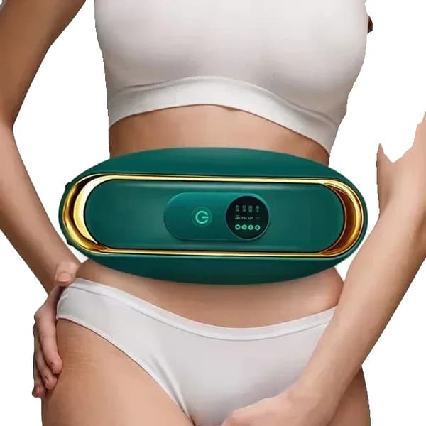 Abdominal Slimming Massager, Multi-Mode Funktionalitet, Bærbart Design,GrønA