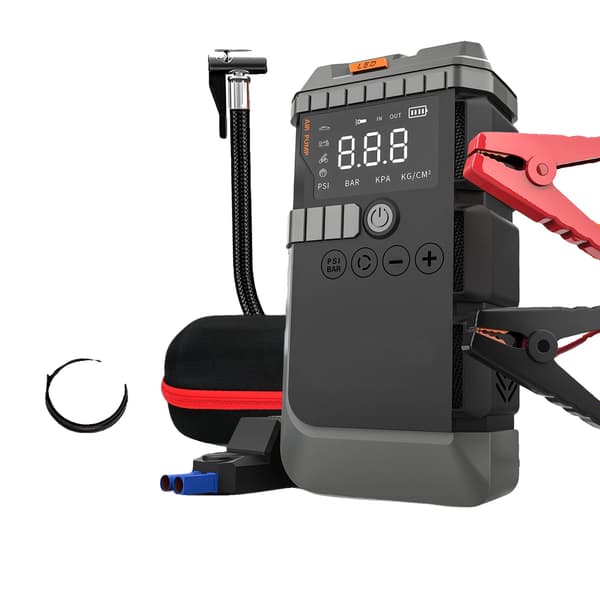 Bil Jump Starter, 4000A Spidsstrøm, 10000mAh Batteri,CYD21