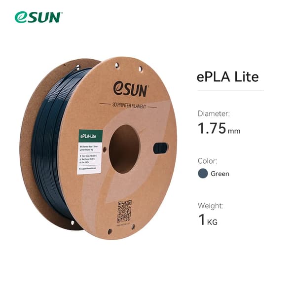 3D-printfilament, 1,75 mm diameter, miljøvenligt PLA-materiale,