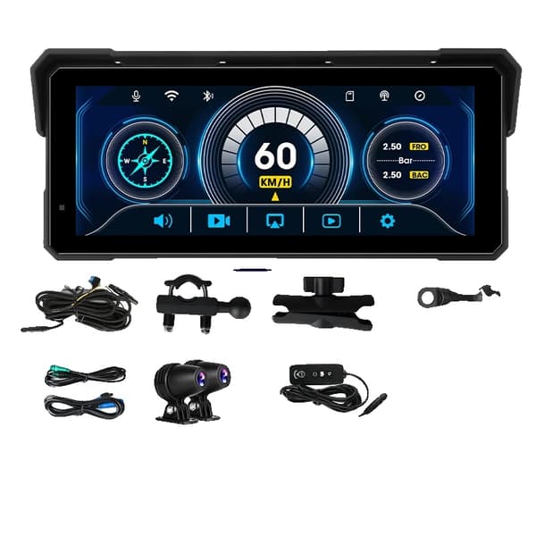 GPS Navigationssystem, Vandtæt Design, Trådløs Forbindelse,8.1 DVR GPS, Ingen-a