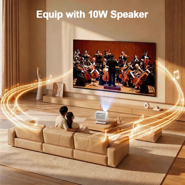 Mini projektor, Full HD 1080P, 700 ANSI lumen,Android-version