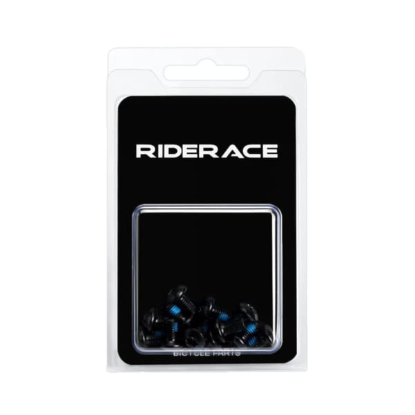 Cykeldiskbremse rotorbolte, holdbart rustfrit stål, Torx T25 design,sort