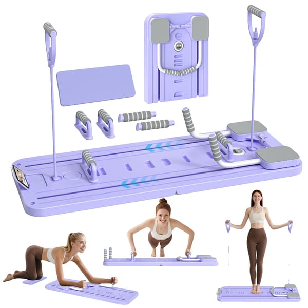 Pilates Board, Helkrops Workout, Automatisk Rebound Mekanisme,LILLA