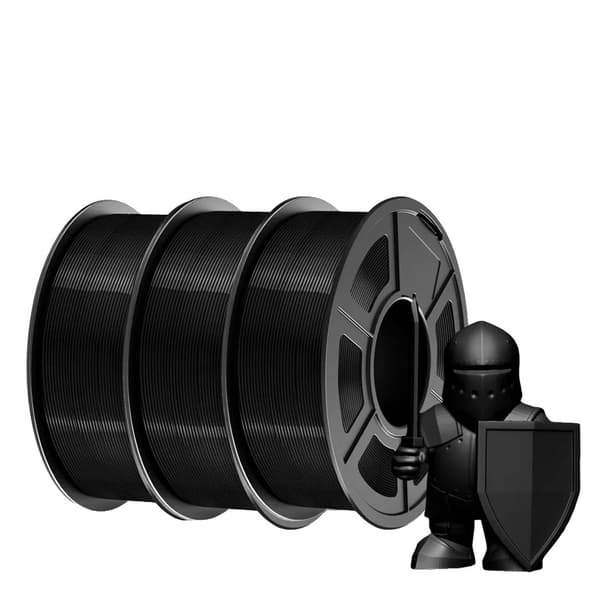 3D-printer filament, høj sejhed, hurtig printning,PETG Sort