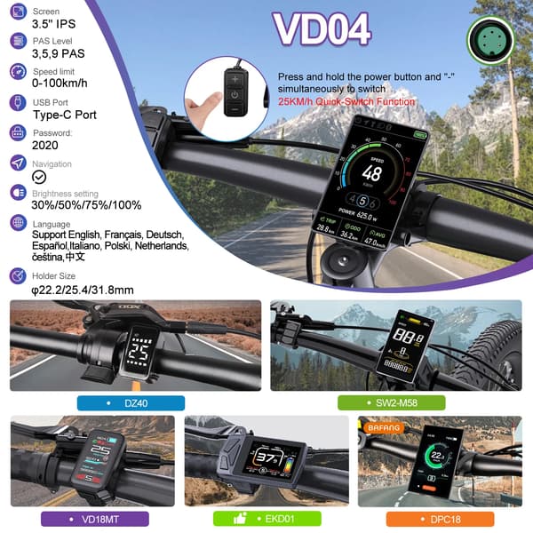 Visning, Realtidsdata, Brugervenlige Kontroller,NY VD04 (Bluetooth) UART