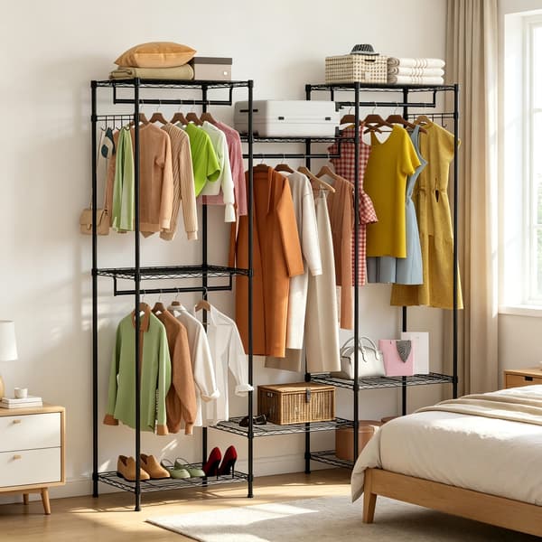 Kappeholder, Højdejusterbart Design, God Opbevaringskapacitet,sort