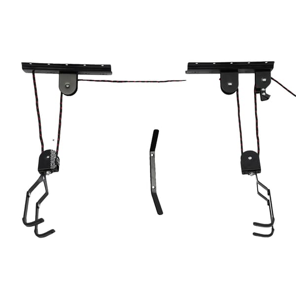 Cykelhejs, 60 kg kapacitet, nemt pulleysystem,sort