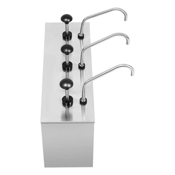 Såsdispenser, Rostfritt stål, Bordsdesign,Silver